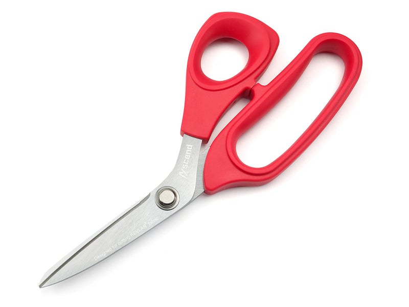 Ascend Tools 8 inch Industrial Grade Carbon Steel Shears - Kevlar, Dyneema, Vectran, Spectra, Technora, Nomex, Innegra, Dacron, Fiberglass, Carbon Fiber, Best Shears for Splicing - Image 1